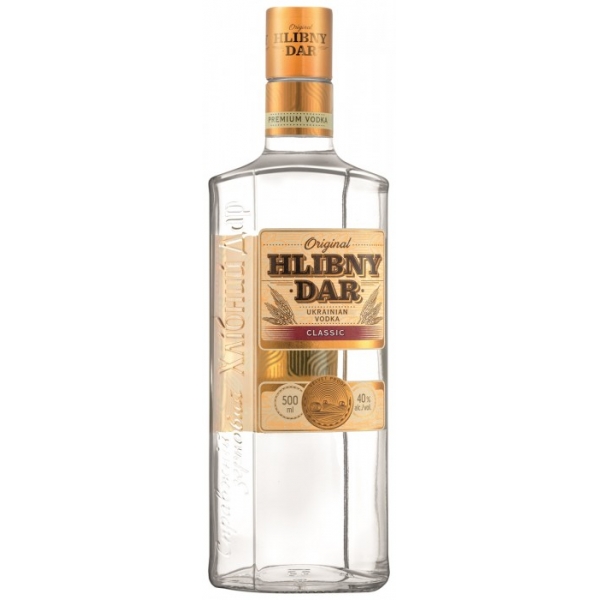 Hlibnij Dar Klasična 40% 50cl