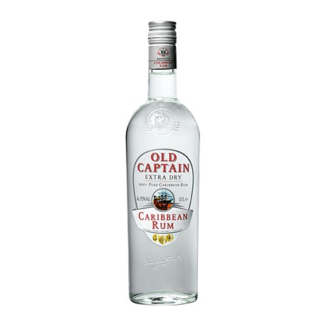 Old Captain White Caribbean Rum 37,5% 100cl