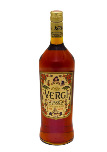 Vergi Rum Dark 37,5% 50cl KLAAS