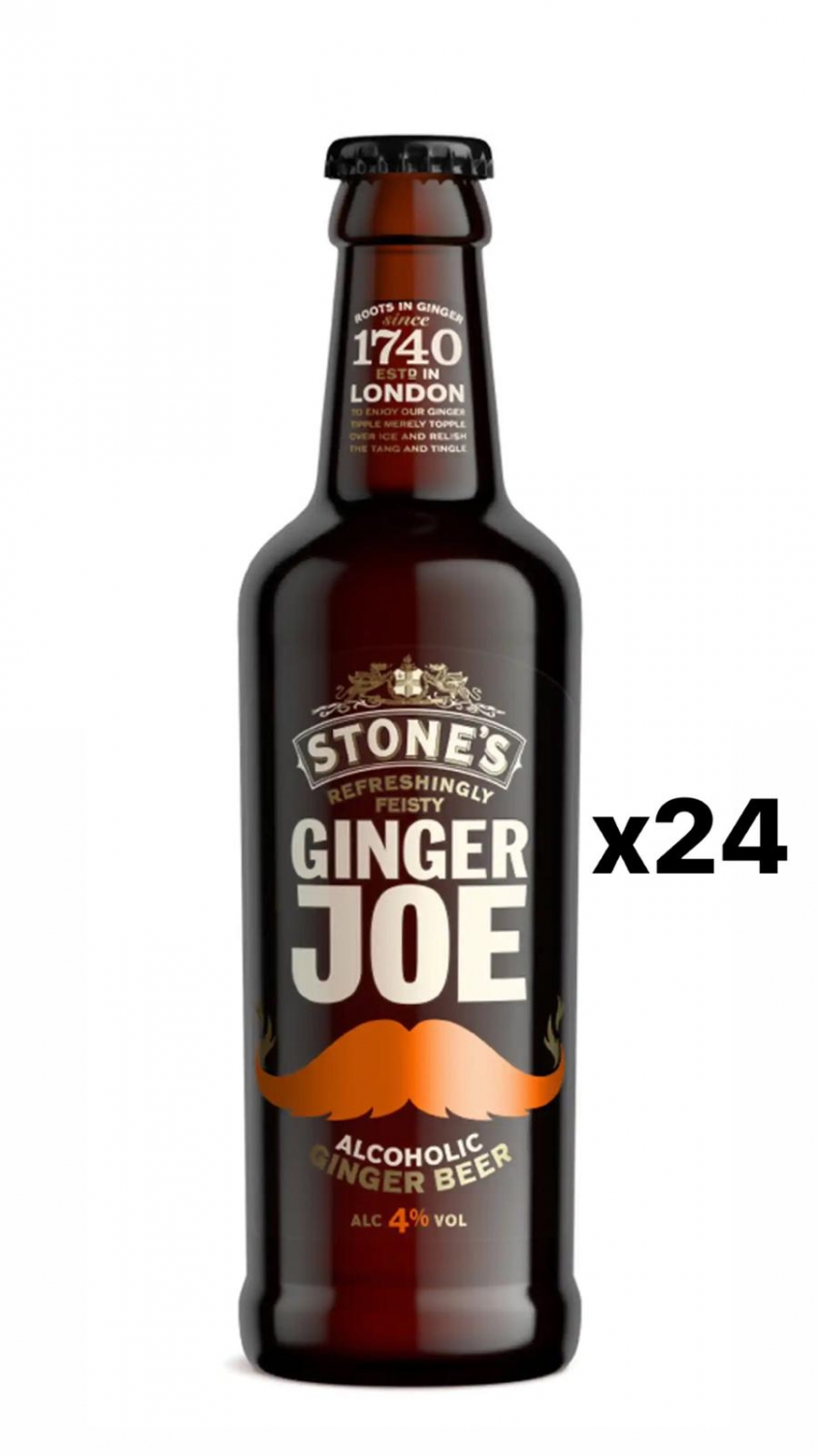 Stones Ginger Joe Ginger Beer 4% 12x33cl