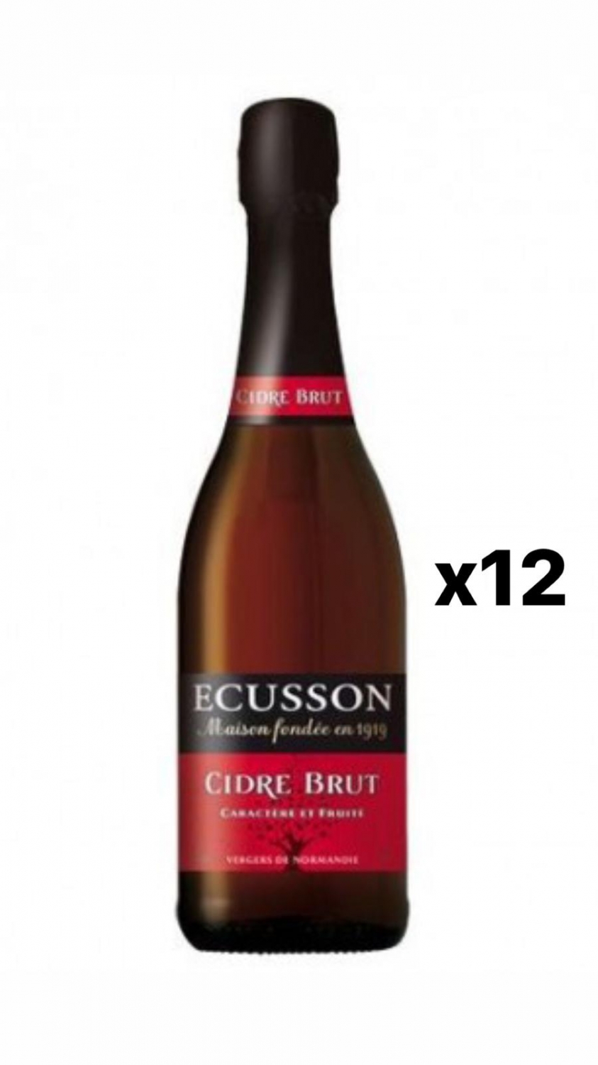 Ecusson Cidre Brut 5% 12x75cl