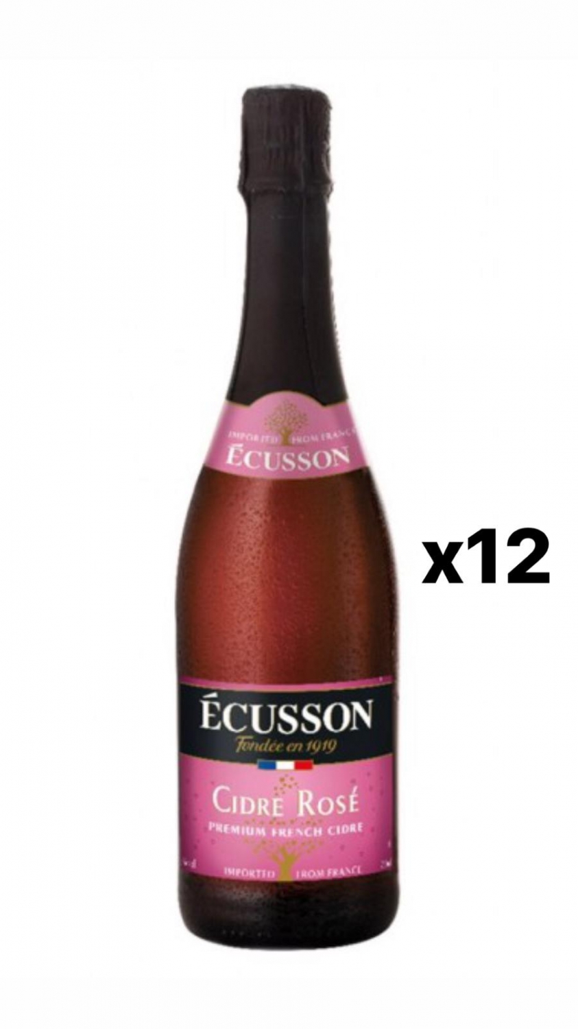 Ecusson Rose 3% 12x75cl