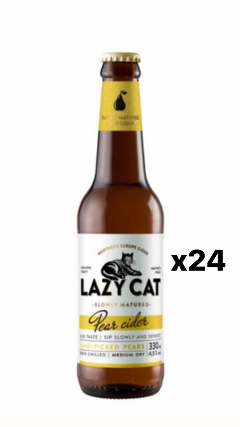 Lazy Cat Pear 4.5% 24x33cl