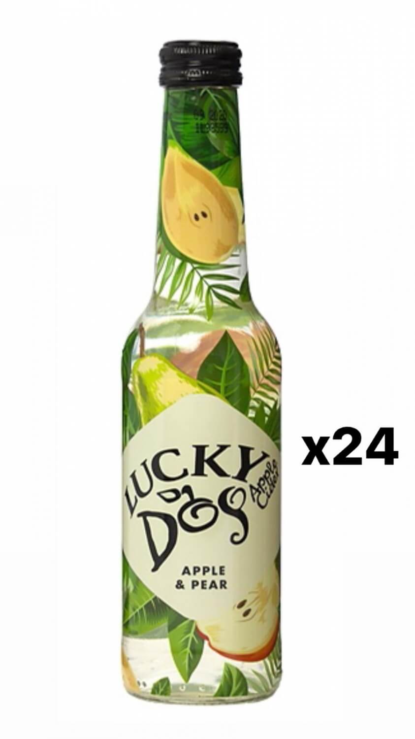 Lucky Dog Apple & Pear 5% 24x27.5cl