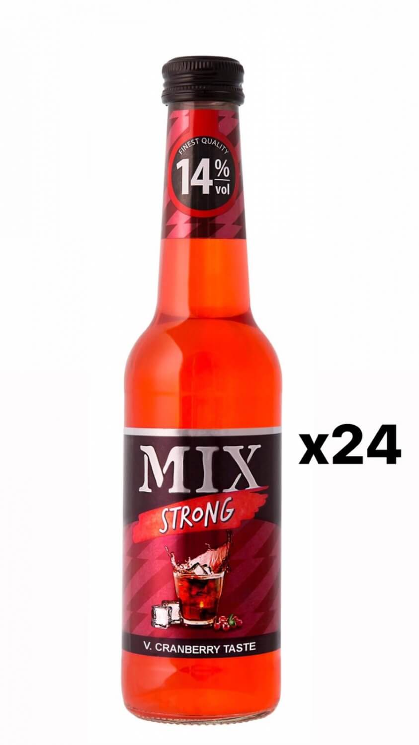 MIX Strong degv,dzērvene 14% x24