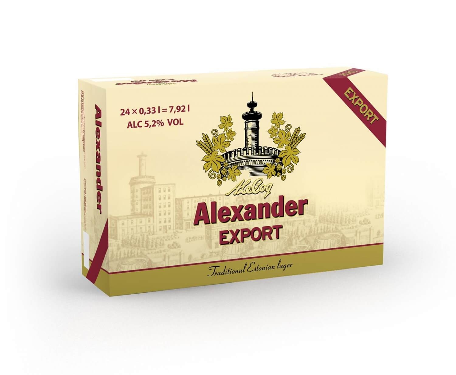 Alexander Export 24x33cl 5.2%