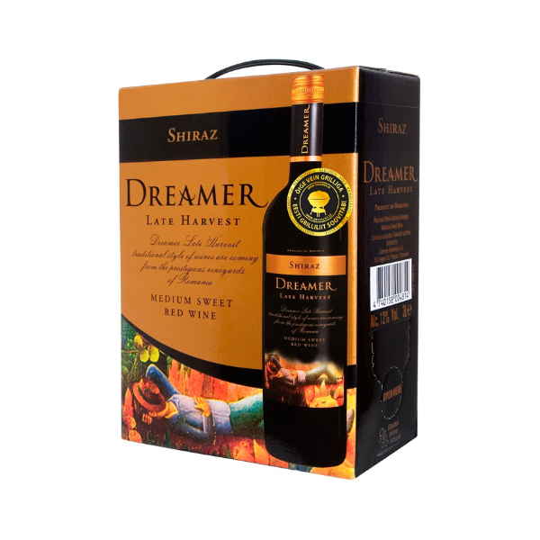 Dreamer Medium Sweet Late Harvest Shiraz 12.5% 3L
