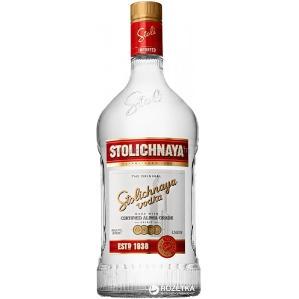 Stolichnaya Premium Vodka  40% 175cl