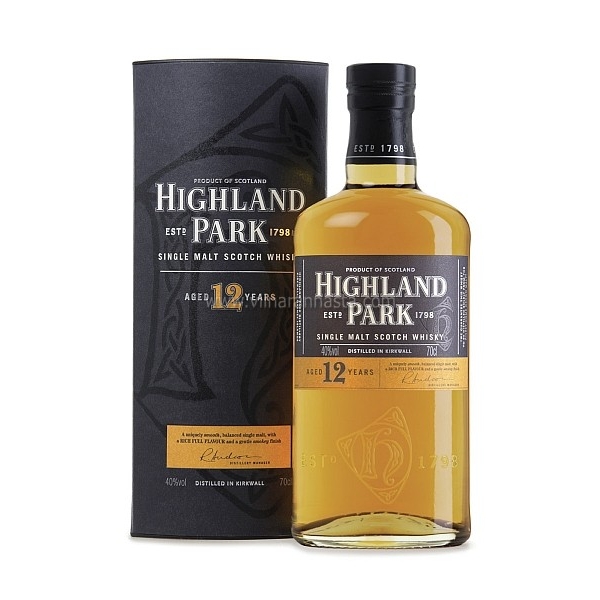 Highland Park 12YO Single Malt Whisky 40% 70cl