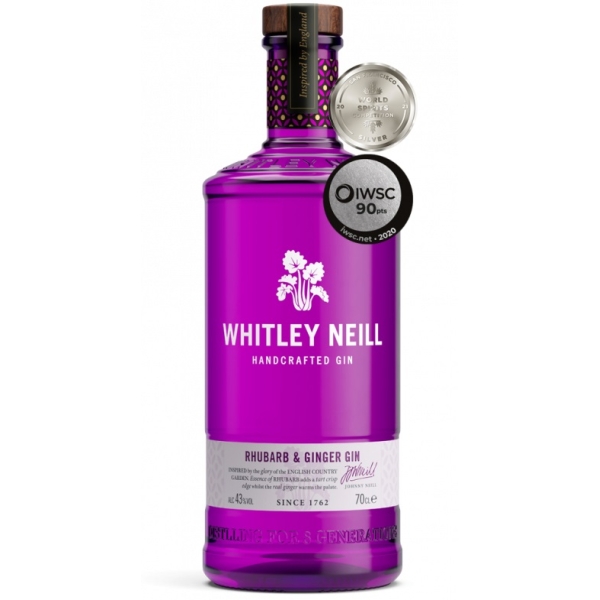Whitley Neill Rhubarb & Ginger 43% 70cl