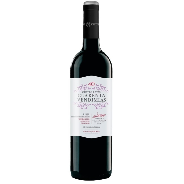 Cuatro Rayas Cuarenta Vendimias Rioja Tempranillo 14% 75cl