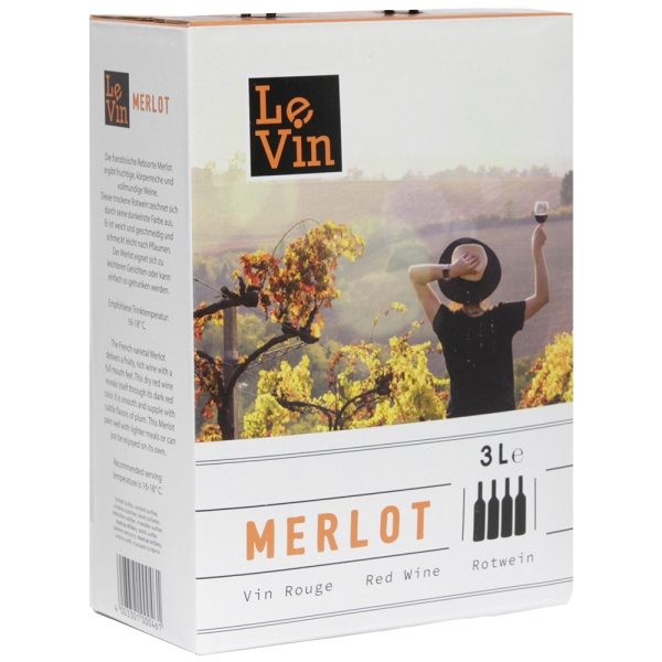 Le Vin Merlot 13% 300cl