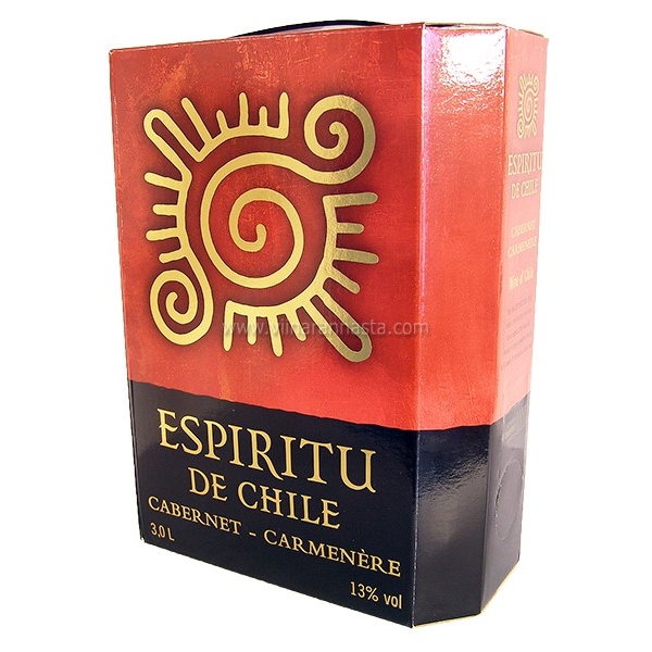 Espiritu De Chile Cabernet Sauvignon/Carmenere 13% 300cl
